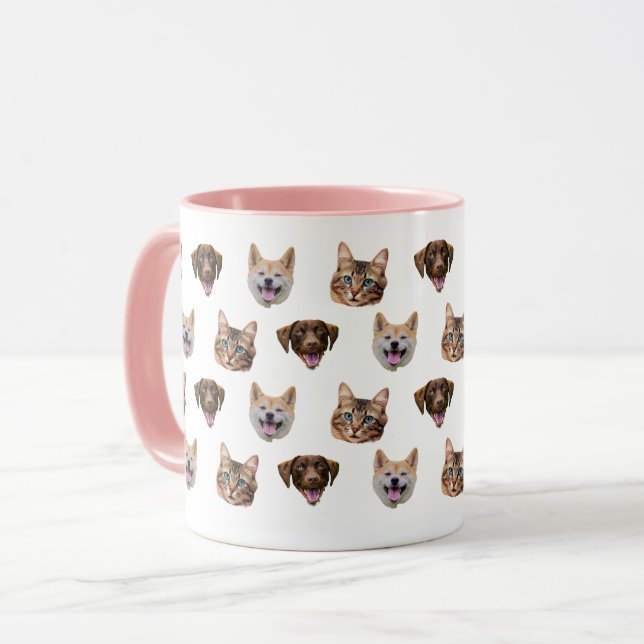 Tasse für personalisierte Hunde, Mama für Hunde (Vorderseite Links)