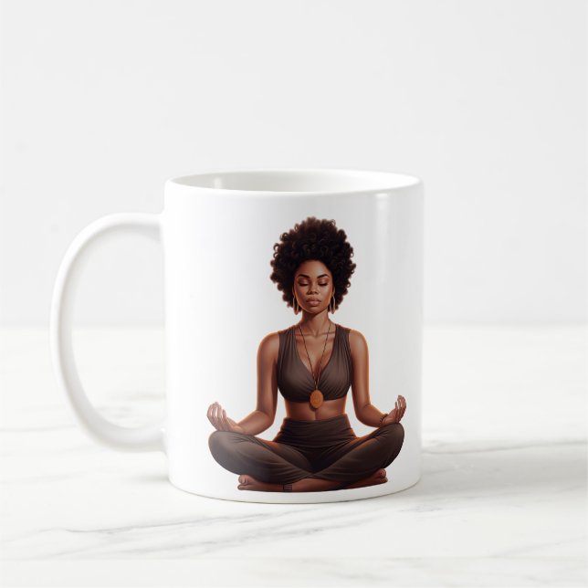 Tasse für personalisierte Meditation (Links)