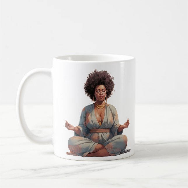 Tasse für personalisierte Meditation (Links)