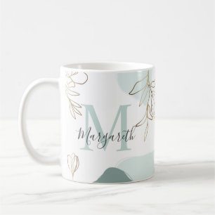 Tasse für Personalisierte Monogramm-Dream-Arbeits