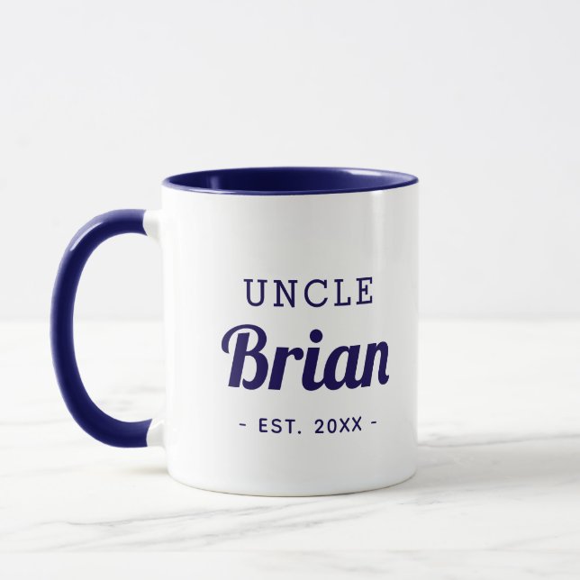 Tasse für personalisierte Onkel (Links)