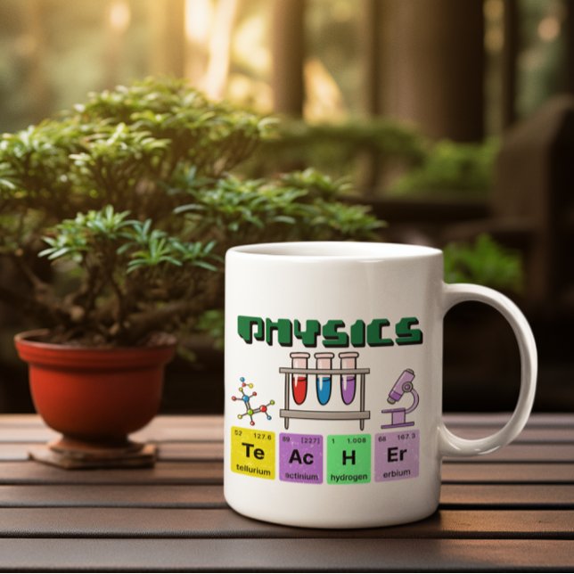 Tasse für Physiklehrer, Geschenk für Lehrer (Von Creator hochgeladen)