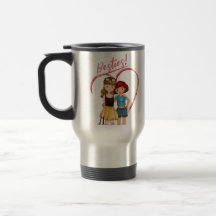 Tasse für Reisen/Pendler, 15 oz Bestie für Mädchen