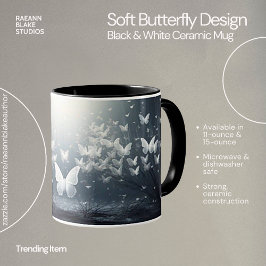 Tasse für Soft Butterfly Design-Keramik