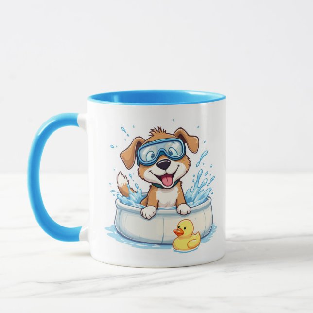 Tasse für spielerische Badegäste - Fun Gift for Do (Links)
