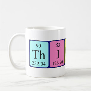 Tasse für Thibaud-Periodennamen