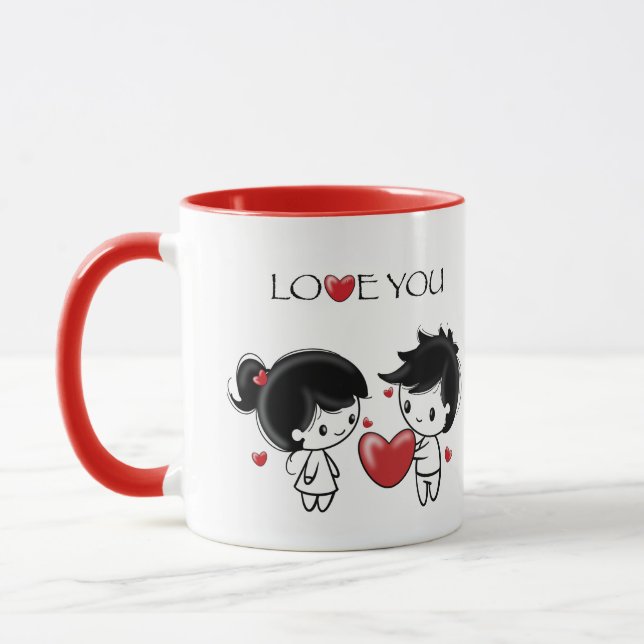 Tasse für Verliebte (Links)