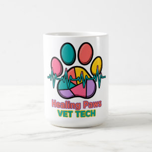 Tasse für Veterinärtechniker 'Healing Paws'