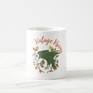 Tasse für Vintage Crow-Visionen