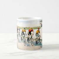 Tasse für Vintage Fahrradrennen