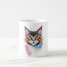 Tasse für Wasserfarben - Künstlerische Felin Lover