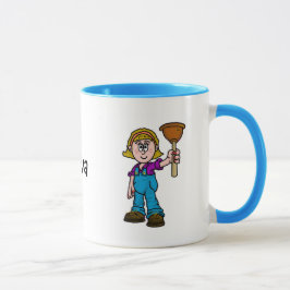 Tasse für weibliche oder weibliche Klempner (Anpas
