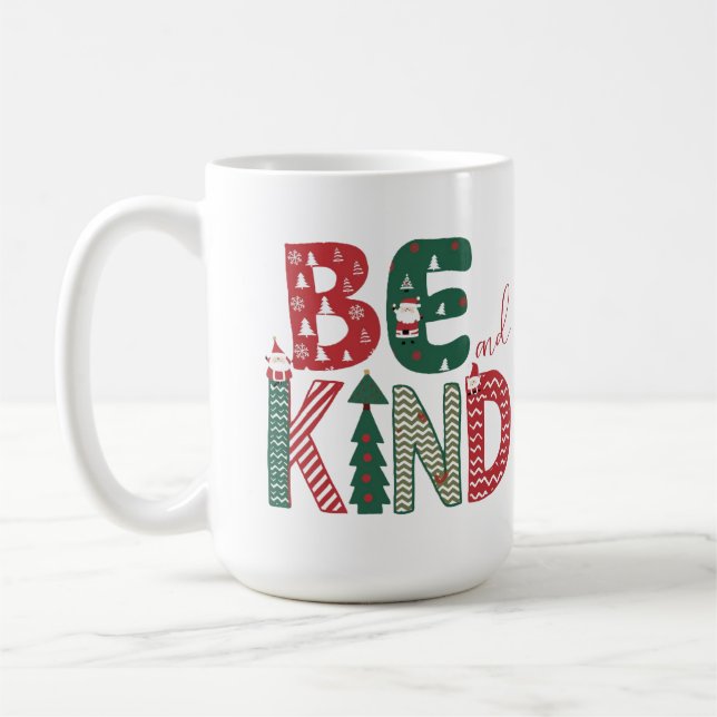 Tasse für Weihnachtsgeschenke (Links)