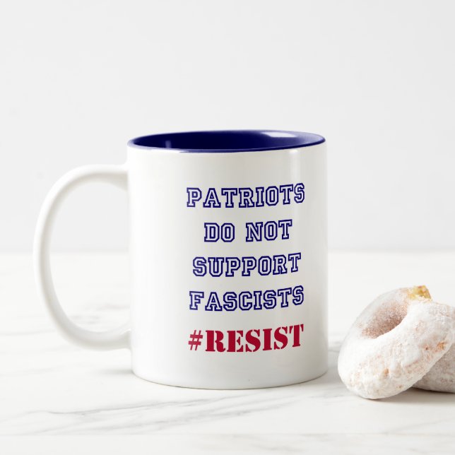 Tasse gegen den Faschismus (Mit Donut)