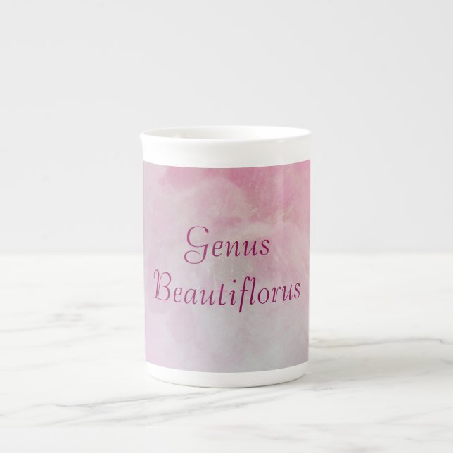 Tasse "Genus Beautiflorus" (Vorderseite)