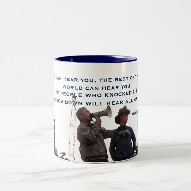 Tasse Georges W. Bush Quote (Mittel)