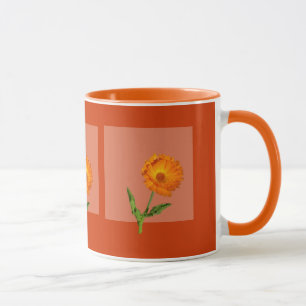 Tasse - Gerahmt Calendula