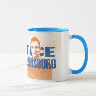 Tasse Gerechtigkeit.  Ruth Bader "Badass" Ginsburg