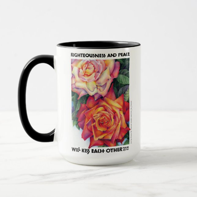 Tasse "Gerechtigkeit und Frieden" (Links)