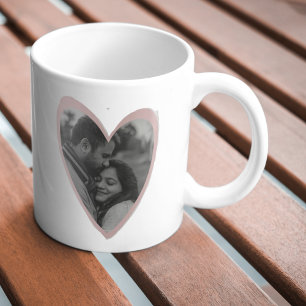 Tasse-Geschenk für rosa Herzen - Benutzerdefiniert Tasse
