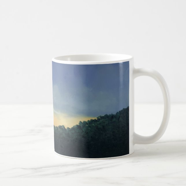 Tasse - geteilter Sonnenuntergang (Rechts)