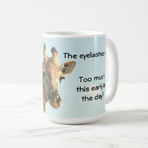 Tasse, Giraffe, "Ich bin bereit für meinen Nahen" Kaffeetasse