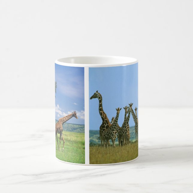 Tasse Giraffen Herde (Mittel)