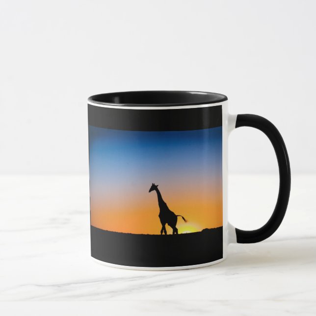 Tasse Giraffen Sonnenuntergang (Rechts)