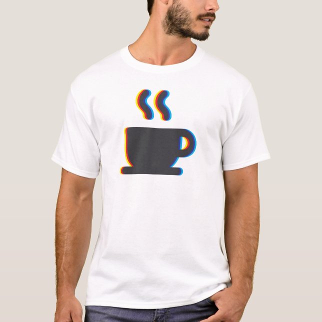 Tasse Glitch T-Shirt (Vorderseite)