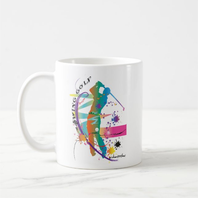 Tasse Golf Swing Art (Links)