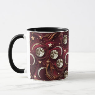 Tasse - Granatroter Himmelsmond