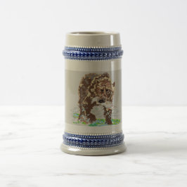 Tasse: Grizzlybär Bierglas