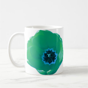 Tasse Grün und Blau