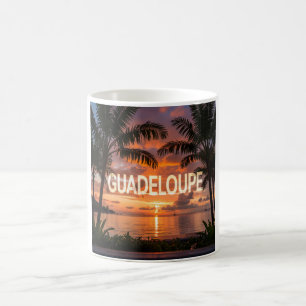 Tasse Guadeloupe Sonnenuntergang Palmen