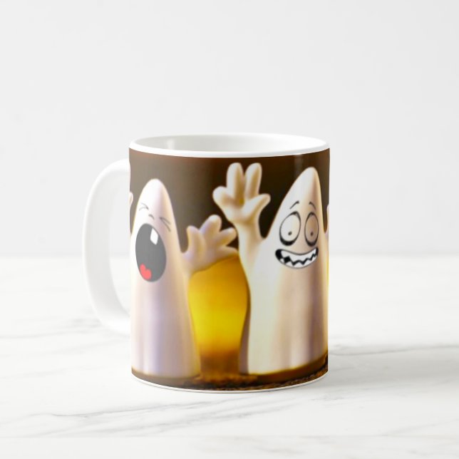 Tasse Halloween Ghosts (Vorderseite Links)