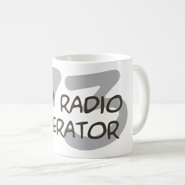 Tasse Ham Radio (VorderseiteRechts)