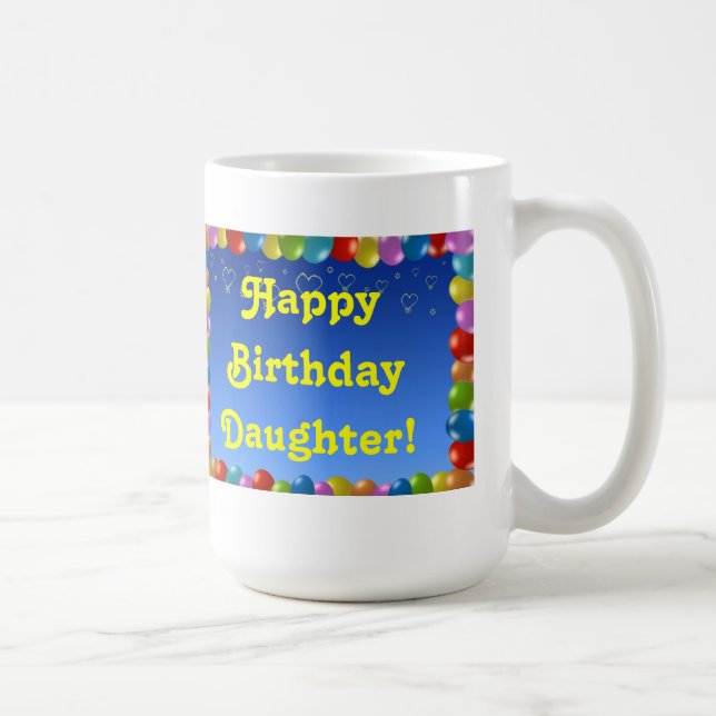 Tasse Happy Birthday Daughter (Rechts)
