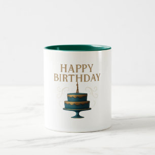 Tasse - Happy Birthday Kuchen