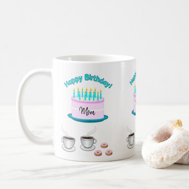 Tasse Happy Birthday Tasse (Mit Donut)