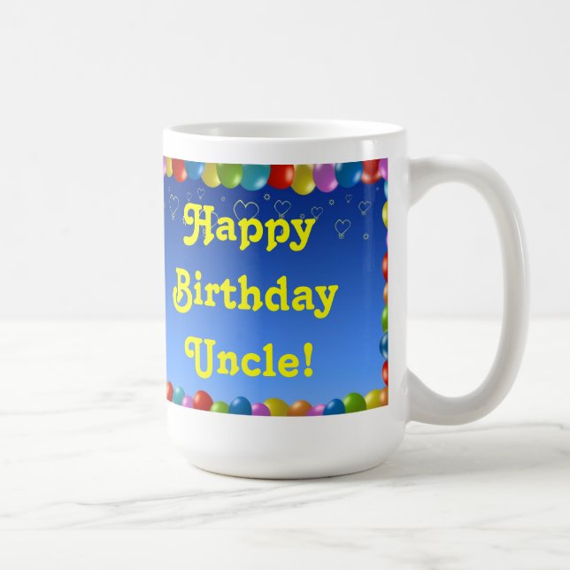Tasse Happy Birthday Uncle (Rechts)
