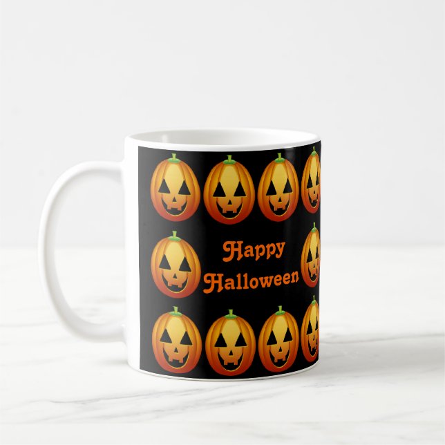 Tasse Happy Halloween Pumpkins (Links)