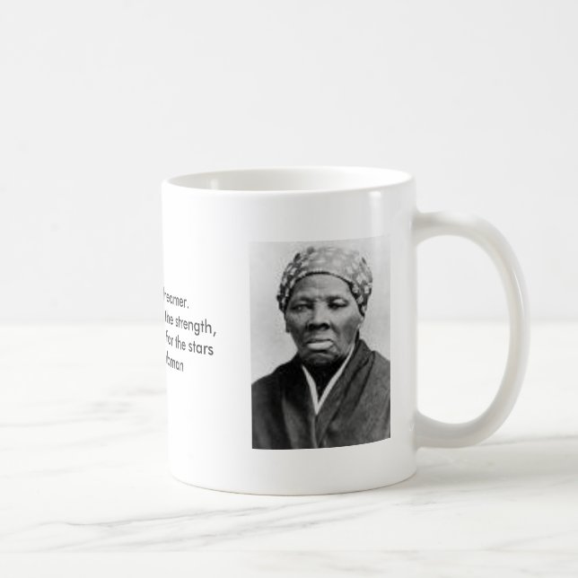 Tasse Harriet Tubman mit "Traum" Zitat (Rechts)