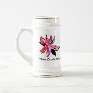 Tasse: Hawaiianische Rote Schwester Blume Bierglas