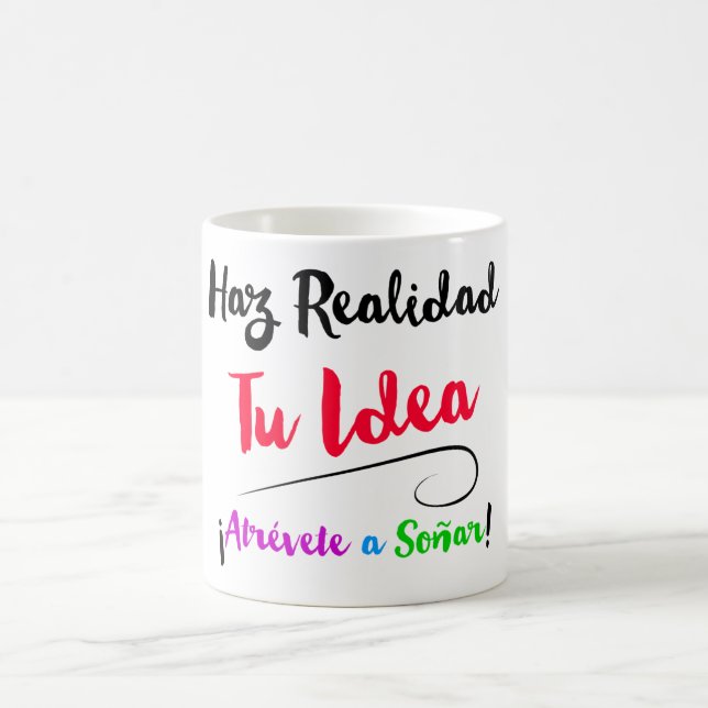 Tasse Haz Realität dein Idea Muster PINK (Mittel)
