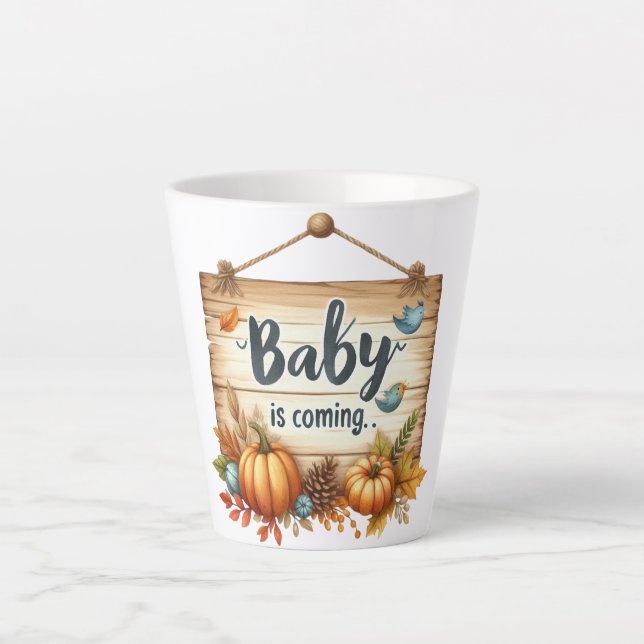 Tasse Herbst Babydusche Kaffeemaschine Tasse (Vorderseite)
