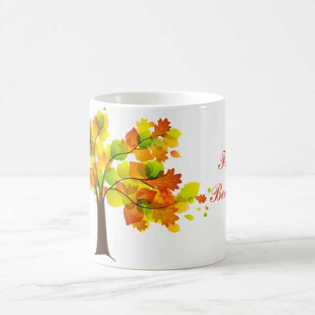 Tasse Herbst Bäume (Mittel)