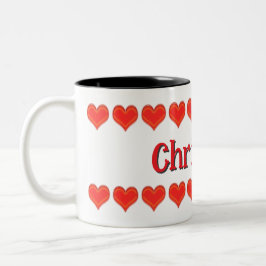 Tasse - Herz mit Namen