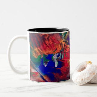 Tasse Hippie Gefärbte Krawatte Groovy Kaffeemaschi