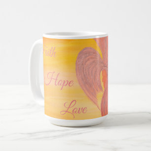 Tasse - "hoffnungsvoll" durch alle Freude-Kunst