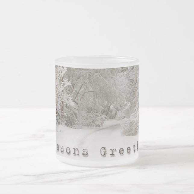 Tasse Holiday Beer Festivals Winterwald Bierglas (Mittel)